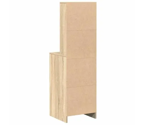 Augstais Skapītis Ar Atvilktni Sonomas Ozola 40 X 40.5 X 135 Cm Vidaxl