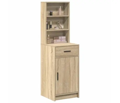 Augstais Skapītis Ar Atvilktni Sonomas Ozola 40 X 40.5 X 135 Cm Vidaxl