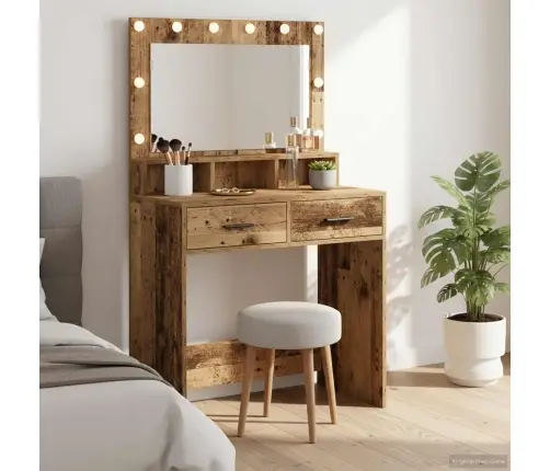 Riietumislaud Sahtliga Vana Puit 79 X 41 X 135 Cm Tehispuit