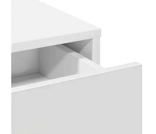 Kosmētikas Galdiņš Ar Led Gaismām, Balts, 50X41X135 Cm Vidaxl