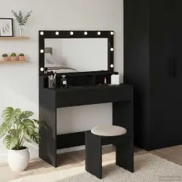 Tualetinis Staliukas Su Lentyna Juoda Ąžuolo 100 X 41 X 135 Cm