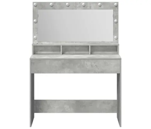 Riietumislaud Riiuliga Betoonhall 100 X 41 X 135 Cm Tehispuit