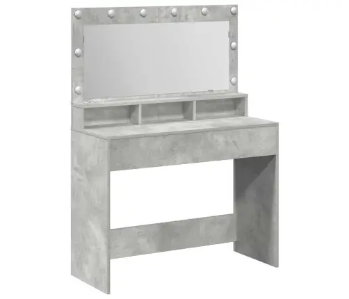 Riietumislaud Riiuliga Betoonhall 100 X 41 X 135 Cm Tehispuit