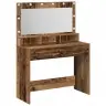 Meigilaud Riiuliga Vana Puit 100 X 41 X 135 Cm Tehispuit Meigilaud Riiuliga Vana Puit 100 X 41 X 135 Cm Tehispuit