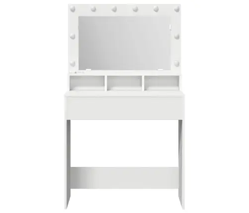 Tualetinis Staliukas Balta 79 X 41 X 135 Cm Apdirbta Mediena Tualetinis Staliukas Balta 79 X 41 X 135 Cm Apdirbta Mediena