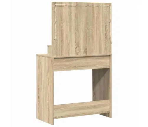 Riietumislaud Riiuliga Sonoma Tamm 75,5 X 41 X 135 Cm Tehispuit