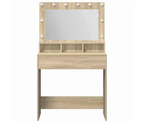 Riietumislaud Riiuliga Sonoma Tamm 75,5 X 41 X 135 Cm Tehispuit