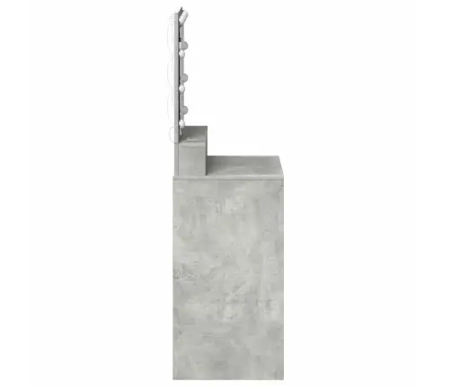 Tualetinis Staliukas Su Lentyna Betono Pilka 50 X 41 X 135 Cm Tualetinis Staliukas Su Lentyna Betono Pilka 50 X 41 X 135 Cm