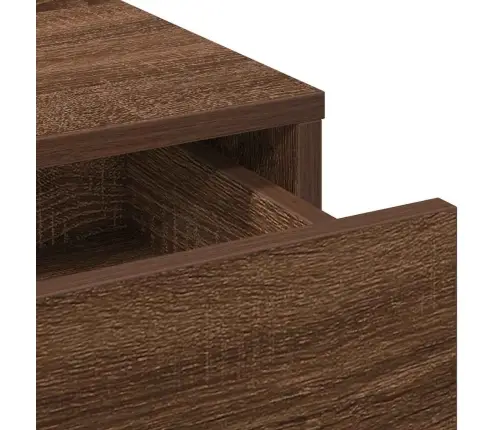 Makiažo Stalas Rudas Ąžuolas 50 X 41 X 140 Cm Apdirbta Mediena