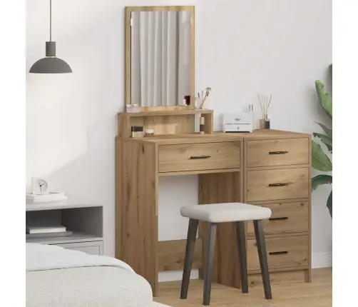 Dressing Galds Ar Atvilktni Artisānā Ozols 50 X 41 X 140 Cm Vidaxl