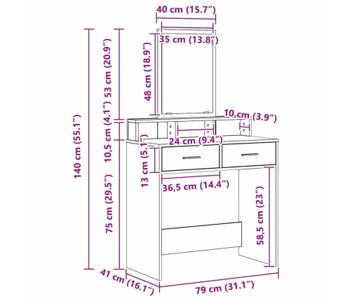 Kohvilaud Sahtliga Must Tamm 79 X 41 X 140 Cm Tehispuit