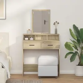 Dressing Galds Sonoma Ozols 79 X 41 X 140 Cm Inženierijas Koks Vidaxl