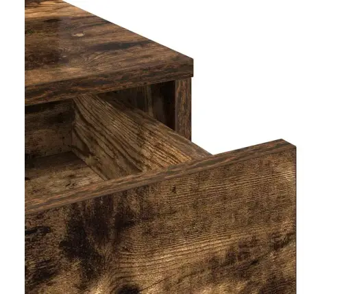Makiažo Staliukas Su Stalčių Dūminio Ąžuolo 79 X 41 X 140 Cm Makiažo Staliukas Su Stalčių Dūminio Ąžuolo 79 X 41 X 140 Cm