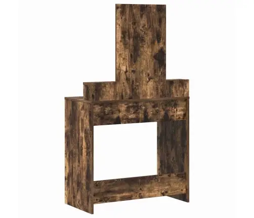 Makiažo Staliukas Su Stalčių Dūminio Ąžuolo 79 X 41 X 140 Cm Makiažo Staliukas Su Stalčių Dūminio Ąžuolo 79 X 41 X 140 Cm