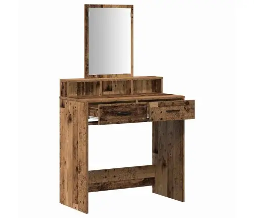 Grima Galdiņš Ar Atvilktnēm, Vecs Koks, 79X41X140 Cm Vidaxl