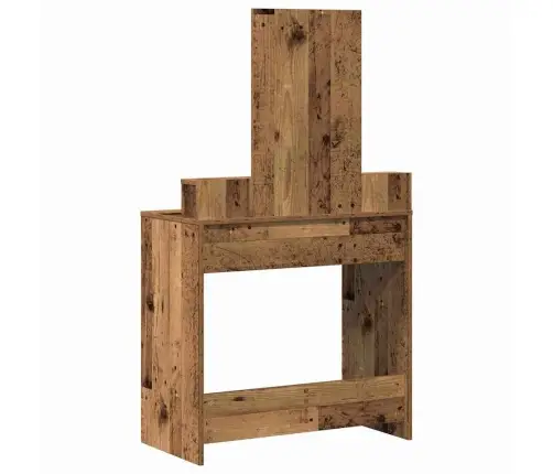 Grima Galdiņš Ar Atvilktnēm, Vecs Koks, 79X41X140 Cm Vidaxl