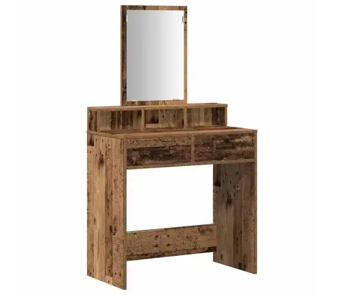 Grima Galdiņš Ar Atvilktnēm, Vecs Koks, 79X41X140 Cm Vidaxl