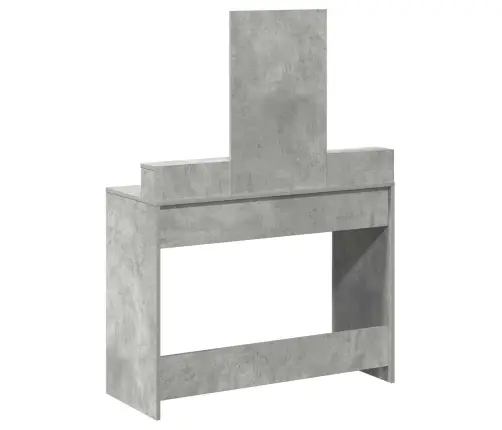 Grims Galds Ar Atvilktnēm Pelēkā Betona Krāsā 100X41X140 Cm Vidaxl