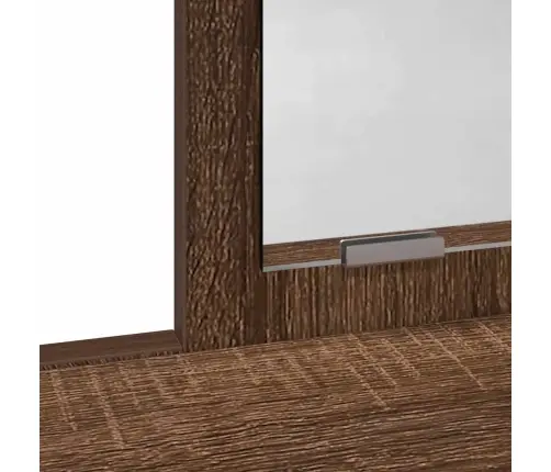 Grims Galds Ar Atvilktnēm Brūns Ozols 100X41X140 Cm Vidaxl