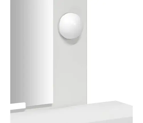 Makiažo Stalas Balta 50 X 41 X 140 Cm Apdirbta Mediena