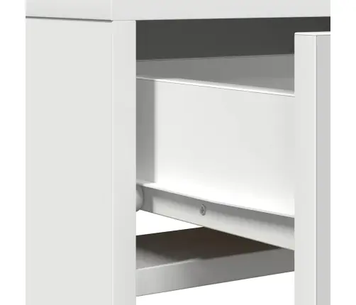 Makiažo Stalas Balta 50 X 41 X 140 Cm Apdirbta Mediena