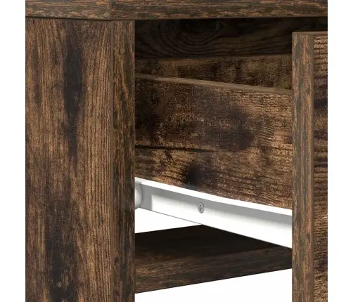 Riietumislaud Peeglituledega Pruun 50 X 41 X 140 Cm Tehispuit