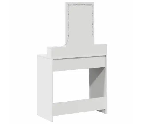 Makiažo Stalas Balta 79 X 41 X 140 Cm Apdirbta Mediena