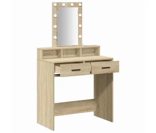 Makiažo Stalas Ruda 79 X 41 X 140 Cm Apdirbta Mediena