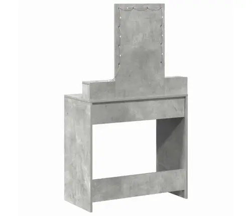 Makiažo Stalas Pilka 79 X 41 X 140 Cm Apdirbta Mediena Makiažo Stalas Pilka 79 X 41 X 140 Cm Apdirbta Mediena
