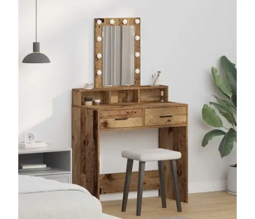 Riietumislaud Sahtliga Pruun 79 X 41 X 140 Cm Tehispuit Riietumislaud Sahtliga Pruun 79 X 41 X 140 Cm Tehispuit