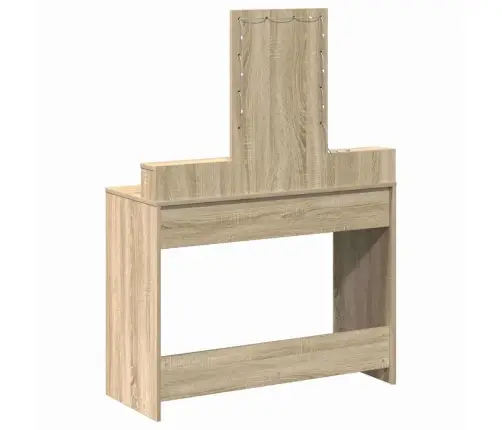 Riietumislaud Peeglituledega Pruun 100 X 41 X 140 Cm Tehispuit