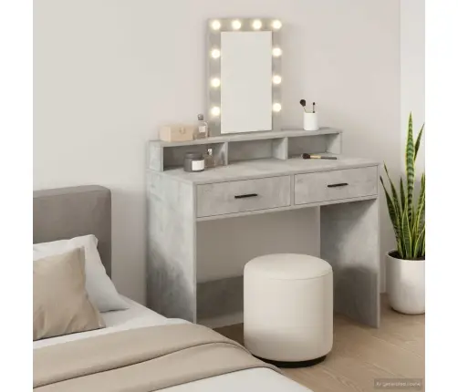 Riietumislaud Peeglituledega Hall 100 X 41 X 140 Cm Tehispuit