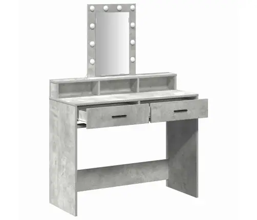 Riietumislaud Peeglituledega Hall 100 X 41 X 140 Cm Tehispuit