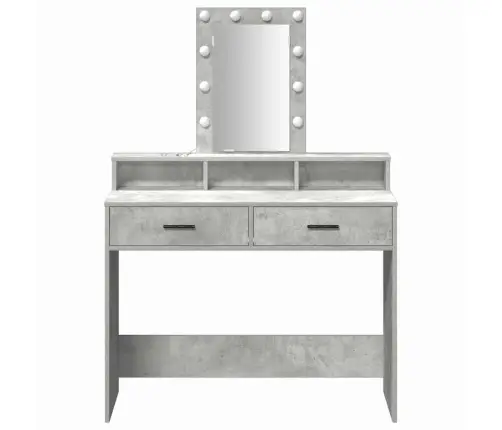 Riietumislaud Peeglituledega Hall 100 X 41 X 140 Cm Tehispuit