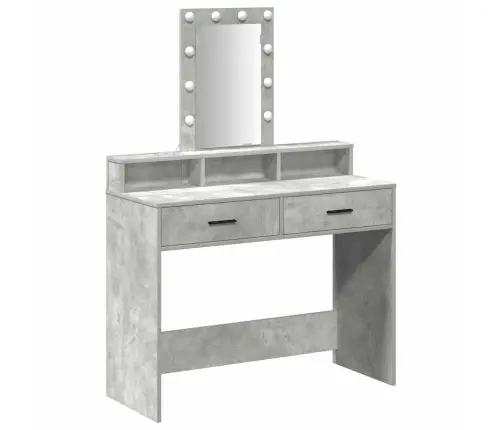 Riietumislaud Peeglituledega Hall 100 X 41 X 140 Cm Tehispuit