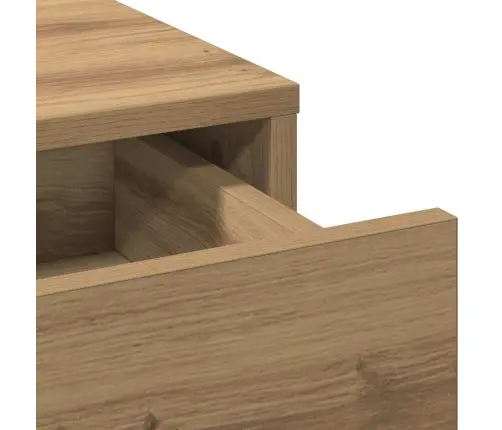 Tualetes Galdiņš Ar Led Gaismām Artisan Oak 100X41X140 Cm Vidaxl