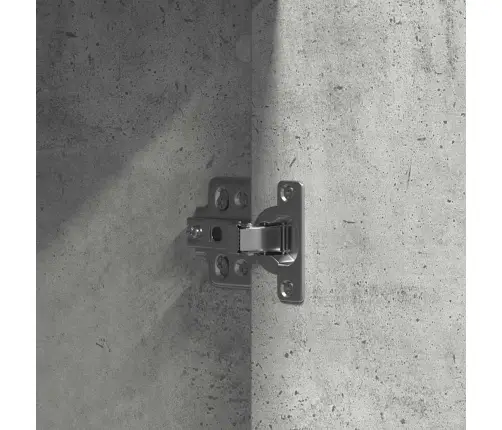 Tualetes Galdiņš Ar Led Gaismām Pelēkā Betona 102X33X135 Cm Vidaxl