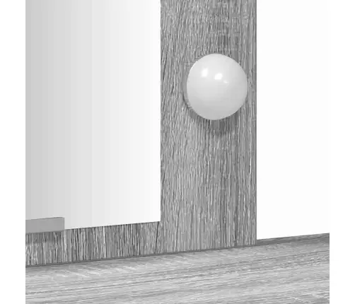 Riietumislaud Peeglituledega Hall 102 X 33 X 135 Cm Tehispuit