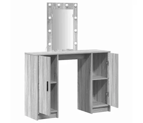 Riietumislaud Peeglituledega Hall 102 X 33 X 135 Cm Tehispuit