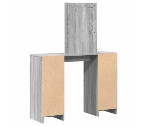 Riietumislaud Peeglituledega Hall 102 X 33 X 135 Cm Tehispuit