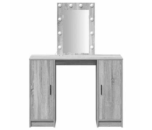 Riietumislaud Peeglituledega Hall 102 X 33 X 135 Cm Tehispuit