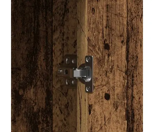 Kosmētikas Galds Ar Led Gaismām Vecais Koks 102X33X135 Cm Vidaxl