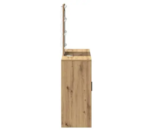 Riietumislaud Peeglituledega Pruun 102 X 33 X 135 Cm Tehispuit