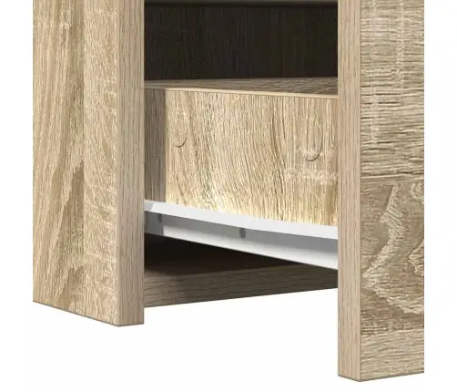 Riietumislaud Sahtliga Peegliga Pruun 60 X 40 X 70 Cm Tehispuit