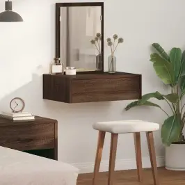 Dressing Galds Brūna 60 X 40 X 70 Cm Inženierijas Koks Vidaxl