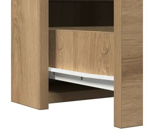 Makiažo Stalas Su Stalčių Ruda 60 X 40 X 70 Cm Apdirbta Mediena Makiažo Stalas Su Stalčių Ruda 60 X 40 X 70 Cm Apdirbta Mediena