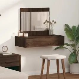 Dressing Galds Brūna 83 X 40 X 70 Cm Inženierijas Koks Vidaxl