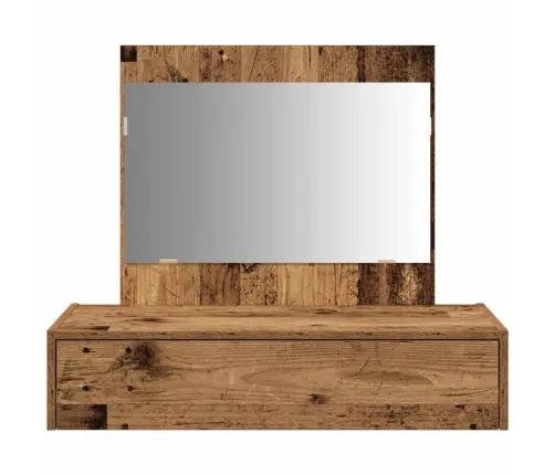 Riietumislaud Sahtliga Peegliga Pruun 83 X 40 X 70 Cm Tehispuit Riietumislaud Sahtliga Peegliga Pruun 83 X 40 X 70 Cm Tehispuit