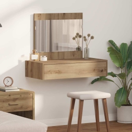 Dressing Galds Brūna 83 X 40 X 70 Cm Inženierijas Koks Vidaxl