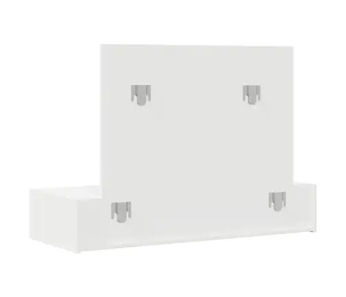 Makiažo Stalas Balta 100 X 40 X 70 Cm Apdirbta Mediena